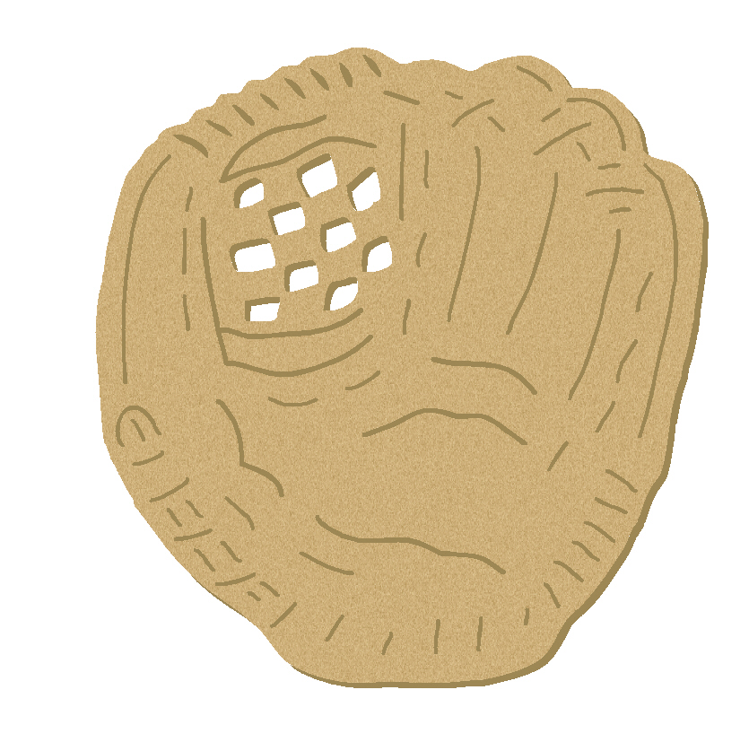 baseball glove cork board